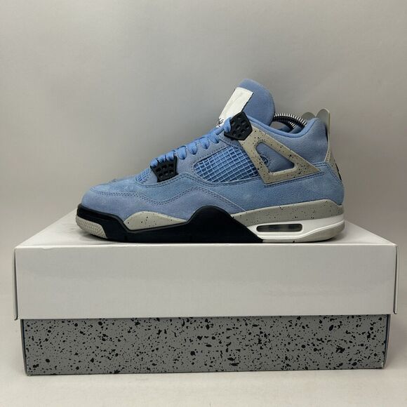Nike Shoes Air Jordan 4 Retro “University Blue/UNC” 2023 - Picture 7 of 9